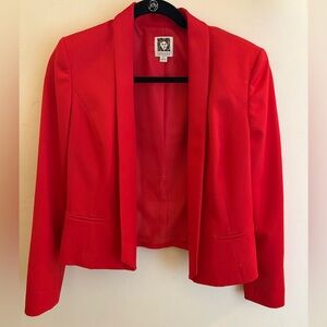 Vibrant Red Blazer